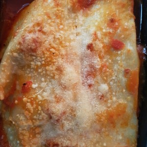 Lasagna de carne.