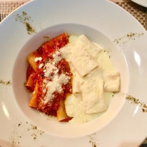 Rigatoni a la crema