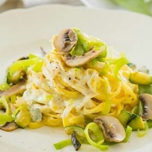 Pasta Tagliatelle Primavera con Verduras