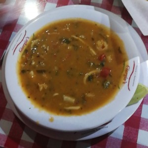 sopa de mariscos