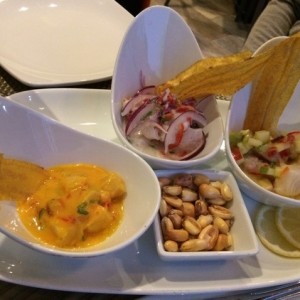 Trio de ceviche