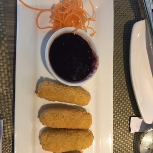 croquetas de queso de cabra