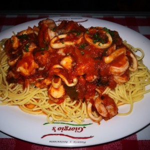 Spaghetti de mariscos