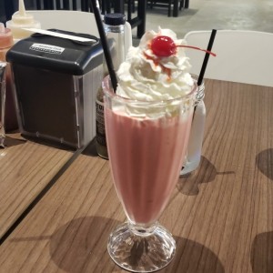 Milshake de fresa