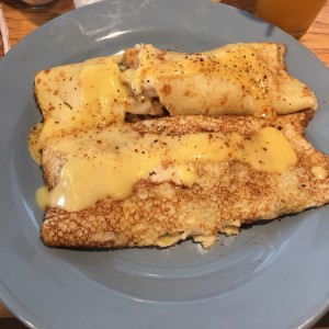 Chicken Florentine Crepes