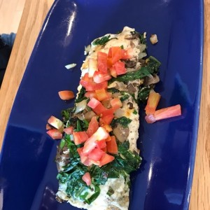 Egg White Vegetable Omelette 