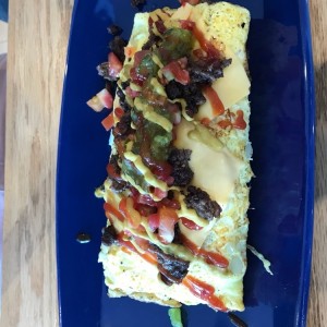 Cheeseburger Omelette 