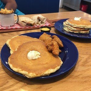 chicken & pancakes ?