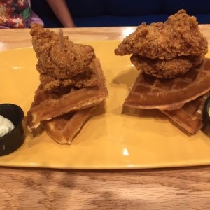 chicken and waffles