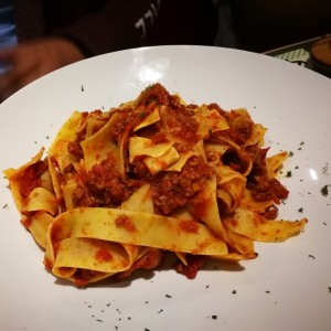 LE PASTE - Pappardelle bolognesen