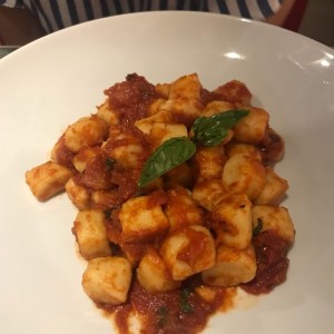 Gnocchi en salsa Marinara