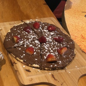 Pizza de Nutella! 