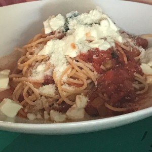 LE PASTE - Spaghetti alla crudaiola