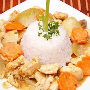 Pollo Curry Tailandes 