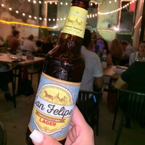 cerveza san felipe! 