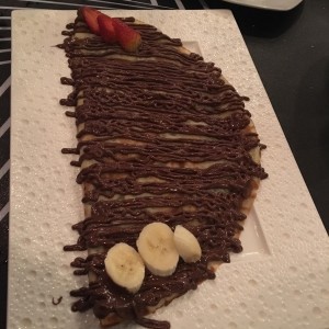 Postres - Crepe de Nutella