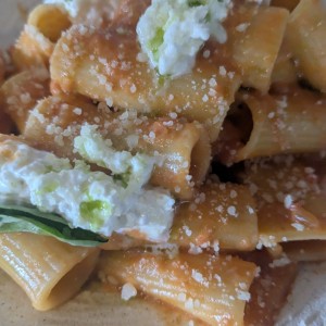 spicy vodka rigatoni