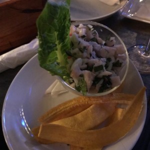 Ceviche de corvina