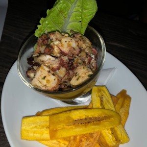 ceviche de pulpo