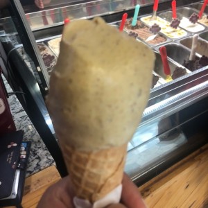 Helado de pistacho