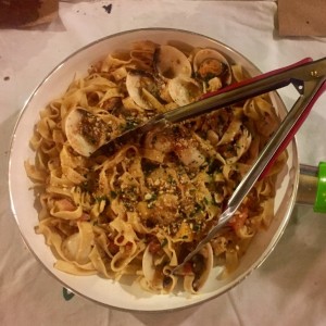 Pasta de mariscos