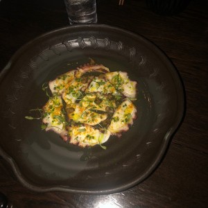 Carpaccio de Pulpo Ahumado