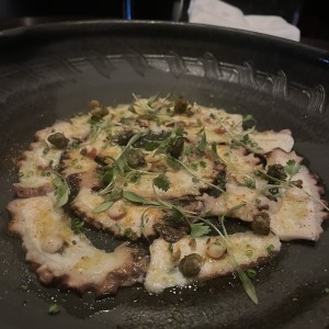 Carpaccio de Pulpo Ahumado