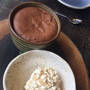 POSTRES - BAKED CHOCOLATE MOUSSE