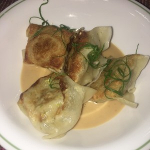 crispy chicken dumplings