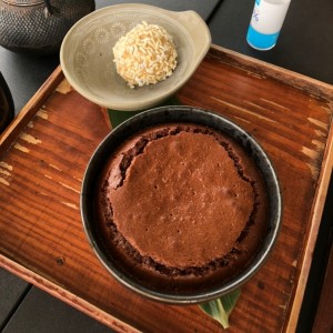 POSTRES - BAKED CHOCOLATE MOUSSE