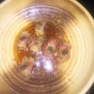 HAMACHI PONZU SERRANO, SUDASHI