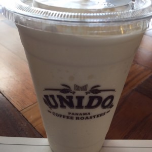 Frappe de chocolate blanco