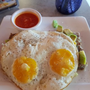 tostadas con huevos