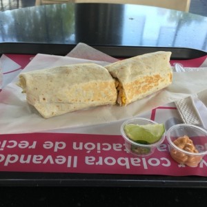 burrito de pollo