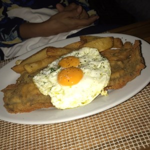 milanesa de ternera a caballo