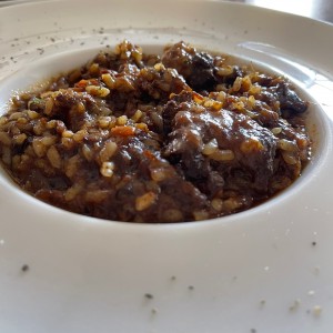 Arroz meloso de rabo de buey