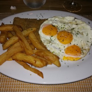 milanesa de ternera a caballo