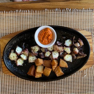 pulpo a la parrilla 