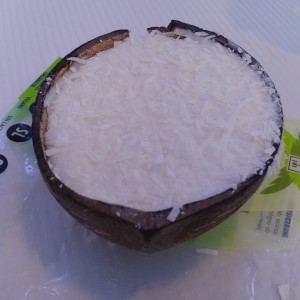 Helado de coco vegano 