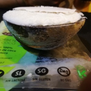 helado de coco