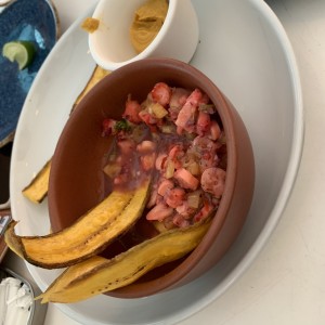 Ceviche de Pulpo de manitas ricas