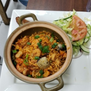 arroz con marisco