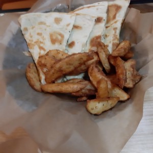 quesadilla de espinacas