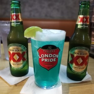 lemonade Electric y cervezas dos equis