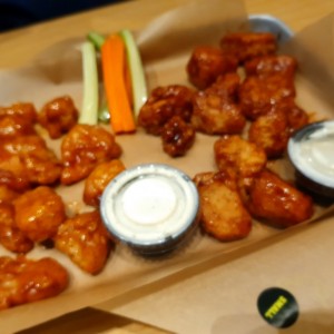 Boneless-chicken nuggets. 