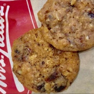 Galletas de Avena, Nueces y Pasitas