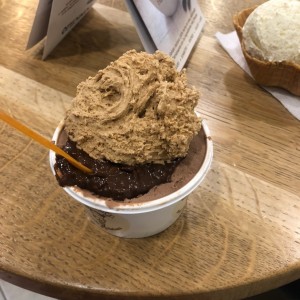 Helado de Rocher y de Dulce de leche