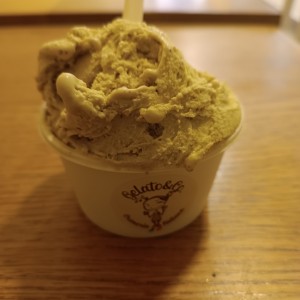 Helado de pistacho 