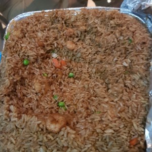 arroz con camarones