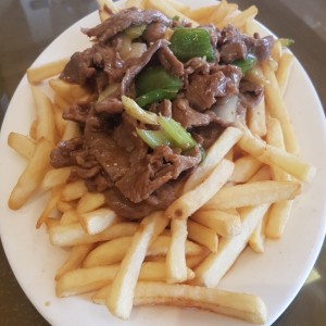 bistec picado y papas